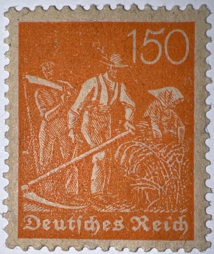 Travelstamps: 1922 Germany DR Deutsches Reich 150pf Stamp Scott #175 MNH OG