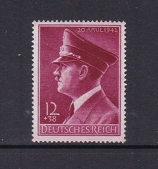 Germany – SG 803 – u/m – 1942 – 12pf + 38pf – Culture Fund
