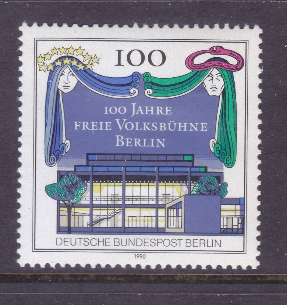Germany Berlin 9N587 MNH 1990 People’s Free Theater Organization Centennial