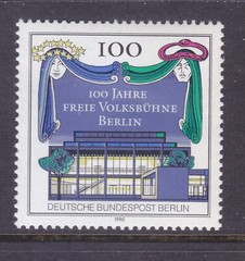 Germany Berlin 9N587 MNH 1990 People’s Free Theater Organization Centennial
