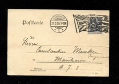 German Empire 1905, Machine Cancel “ Mannheim “ (#6690)