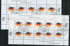 German Unity 20 x Piccolo Sheet No. 2142 stamp ESST Berlin BRD