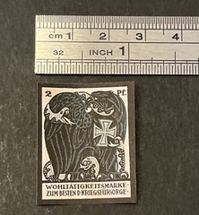 WW2 WWII Propaganda Stamp Label Vignette German War Relief Charity