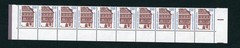 Bund Michel number 1746, sheet bottom edge, mint never hinged