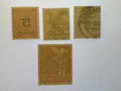 Germany Berlin # 9N 64 – 67 Used 2024 Scott Catalogue Value $ 26.70