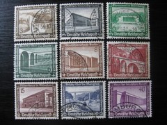 THIRD REICH 1936 used Winterhilfswerk Winter Welfare stamp set!