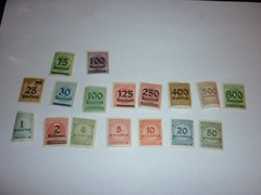 Germany 1923 Hyperinflation Lot of 17 Tausend Denomination Millionen MNH OG