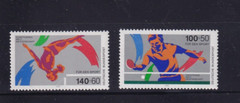Bundesrepublik MNH ** 1408-9 SC B678-9 Sport Charity set