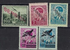 1942 Serbia Mixed Lot #1 all are MH *