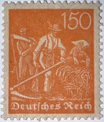Travelstamps: 1922 Germany DR Deutsches Reich 150pf Stamp Scott #175 MNH OG