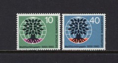 Germany 1960 UPROOTED OAK EMBLEM SC 807-808 MLH