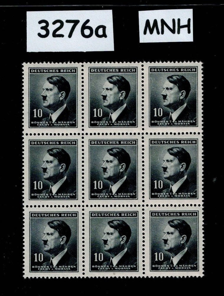 MNH Stamps Sc 62 1942 WWII Hitler Germany Occupation Bohemia & Moravia #3276a