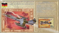 German Airplane Stamp Military Focke-Wulf Fw 200C-1 Souvenir Sheet MNH
