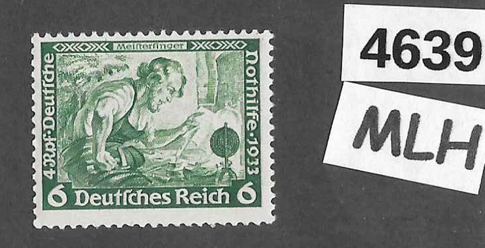 #4639 MLH Stamp Sc B52a / Richard Wagner / Meistersinger / Germany / PF06 + 04