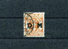 Danzig Service No. 1 canceled Small State Coat of Arms Overprint