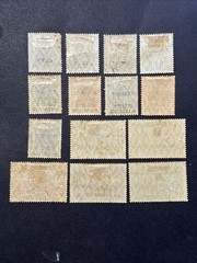 1920 Allenstein German Stamp MH Overprint Complete Set Collectible Old Stamps