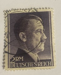 Adolph Hitler Third Reich ,1942-1944, Used – 2RM