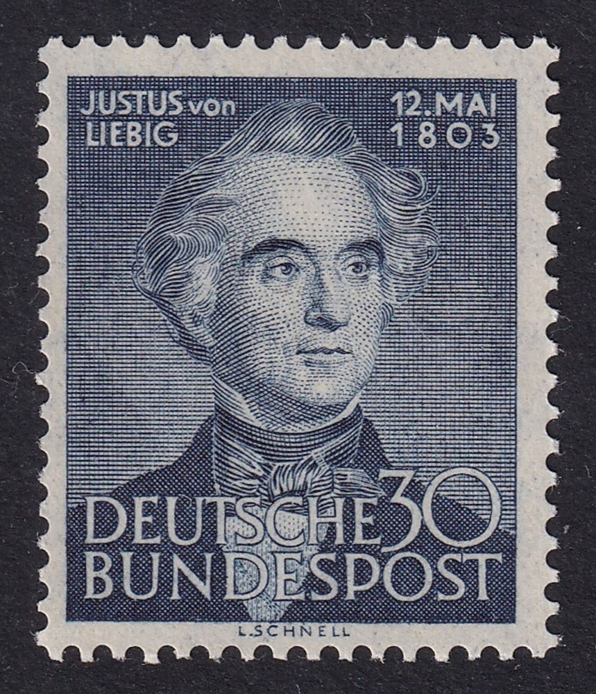 WEST GERMANY 1953 von Liebig 30pf Deep Blue SG 1092 MNH/** (CV £55)