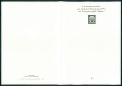 GERMANY FOLDER 1992/31 EGID QUIRIN ASAM BILDHAUER BAUMEISTER ART