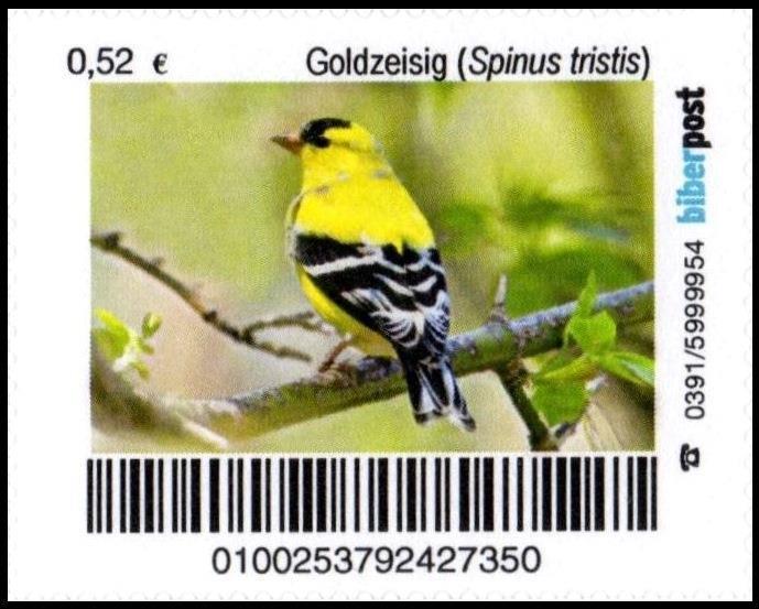 Beaver Post: „Birds: Goldfinch“, Set, mint