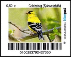 Beaver Post: „Birds: Goldfinch“, Set, mint