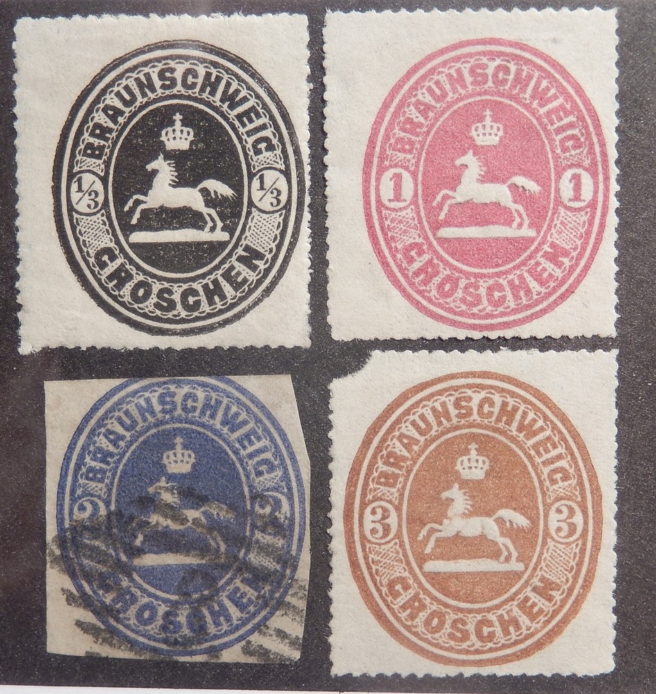 Brunswick Scott # 23-26, Set of 4, Mixed Mint & Used