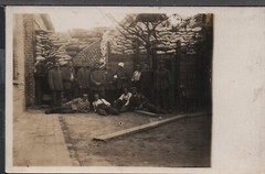✔️ GERMANY REICH WWI SOLDIERS EXCELLENT RARE AGED MILITARY PHOTO POSTCARD