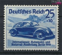 German Empire 688 with hinge 1939 IAA / the volkswagen (9861112