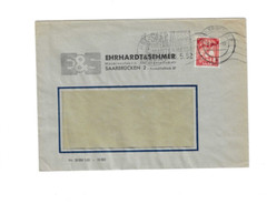 GERMANY (Saar) Cover sent from Saarbrucken – Slogan Cancel