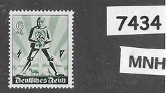 #7434 MNH stamp B171 Aryan Warrior 1940 Germany Third Reich era May day 1940