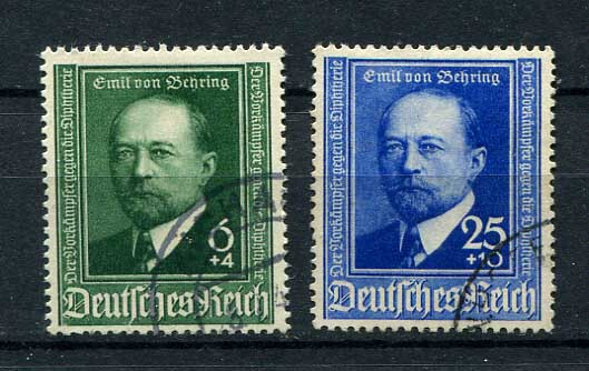 German Reich WW II : Emil von Behring set from 1940 – used