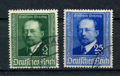 German Reich WW II : Emil von Behring set from 1940 – used