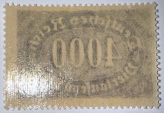 Travelstamps: 1922 Germany Stamps Deutsches Reich 4000 Mark Mi. Nr. 255 MOGNH