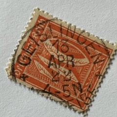 1921/1922 GERMANY STAMP #142/166 WITH GEISLINGEN SON BULLSEYE CANCEL