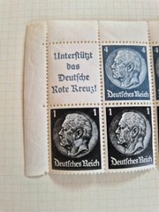 Germany 1933/36 Mi H-Blatt 98(pane) Hindenburg stamps