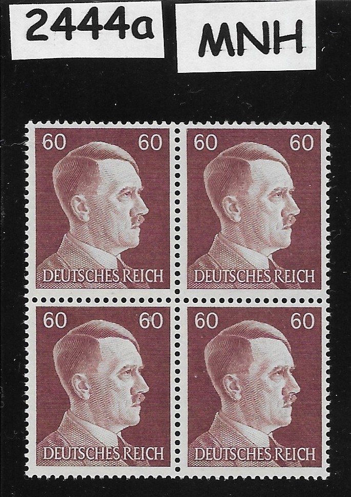 MNH stamp block 1941 Adolf Hitler PF60 Sc 522 Third Reich era Germany #2444a