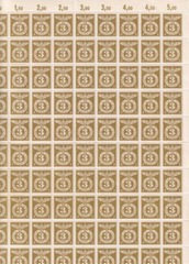 Stamp Germany Mi 830 Sc B217 Sheet 1943 WWII War Nuremburg War Era MNH F