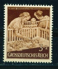 Germany WW2 Third Reich Public Infants Nurse 1944 MLH