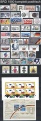 West-Germany / FRG / BRD Complete Yearsets 1990-1994 MNH Stamps, Mi. 1444-1771