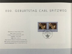 GERMAN POST ART-EDITION 2008/08 CARL SPITZWEG KUNST ART GEMÄLDE