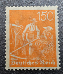 Stamp Germany Deutsches Reich 150 Pfennig 1921 Mi. Nr. 189 [🇩🇪39173-16]