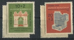 Lot No. 171-172 Postfrisch MNH BPP Checked Schlegel IFRABA BRD 1953 Frankfurt