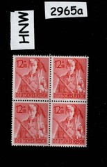 MNH stamp block Sc B240 WWII Germany Hitler youth Reich Labor corp #2965a