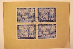 GERMANY SOVIET ZONE BLOCK #199 CAT 170 EURO (=$213.00) BUT PHILATELIC