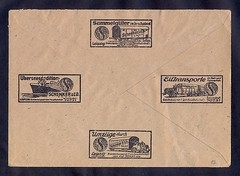 6433 Germany(Ostland), 1944, Cover from Leipzig with red franking machine cancel