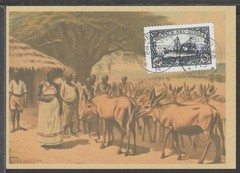 ✔️ Deutsches Reich Colonies 1910 German New Guinea RARE POSTCARD – REPRODUCTION
