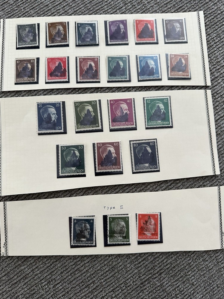 German Schwarzenberg Local Post Set – Mint Hinged Scares Overprint Soviet Union