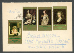 DDR 1973 First Day Cover Lauenstein #1497 1498 1500 1499 Old Master Paintings