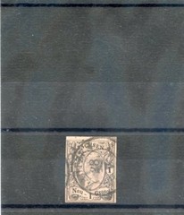 GERMANY, SAXONY Sc 10(MI 9 I)F-VF USED 1855 1Ngr BLACK/ROSE, TYPE I, $16