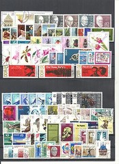 DDR 1960 – 1970, komplette Jahrgänge gestempelt o (teilweise ohne Blöcke)